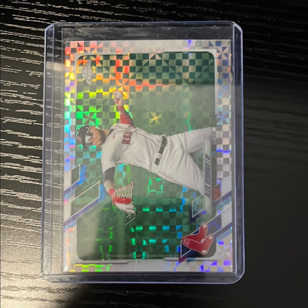 Topps Chrome Baseball Card - Red Sox Player